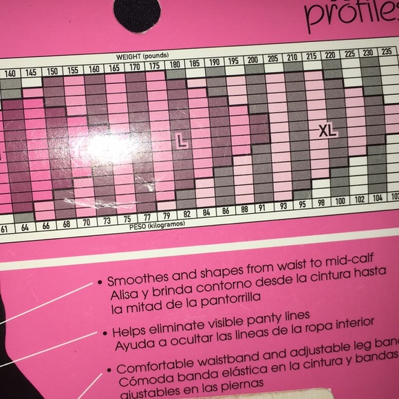 Last 2 Womens L’eggs Profiles Capri Shapers Large - Picture 4 of 5